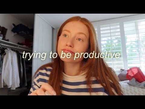 first week back from college (getting my life back on track)