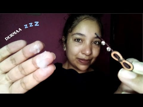 ASMR Fazendo Penteados No Seu Cabelo + Massagem Relaxante Em Seu Rosto e Pescoço