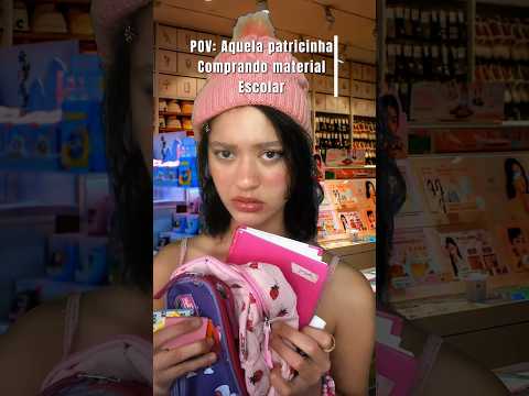 aquela menina metida comprando material escolar #asmr #pov