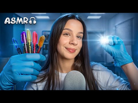 ASMR Перевірка рефлексів 🔦👀 асмр тригери та інструкції українською мовою, щоб швидко заснути