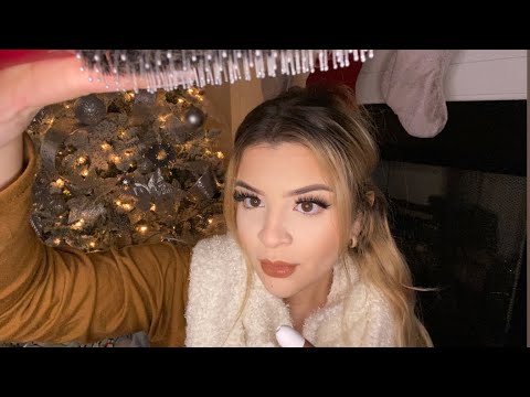 ASMR doing your hair for Christmas Eve 🎄❤️
