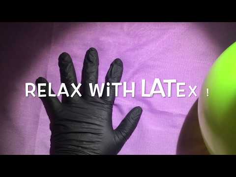 LATEX GLOVES👉 BALLOONS💞 STOCKINGS & FOAM SLIME [[ASMR]]
