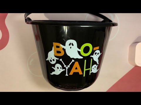 ASMR Tapping On A Halloween Basket