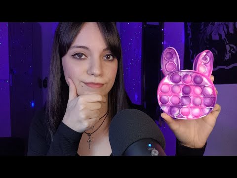 ASMR - Tirando todo seu estresse (pop it, fidget squishy)