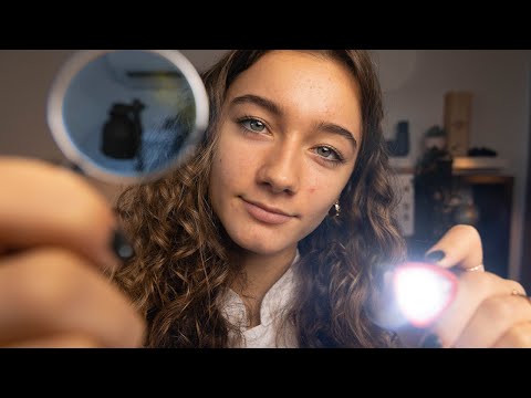 ASMR - EYE EXAM LENS ONE OR TWO TEST!