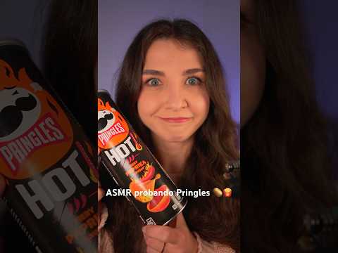 ASMR probando Pringles 🥔🍟 #asmr #foodasmr #pringles #crunchyasmr