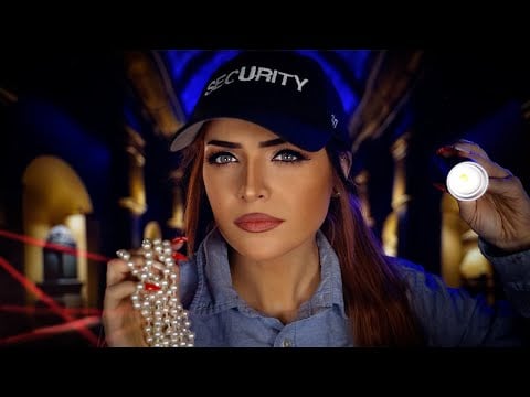 [ASMR] Museum Night Guard Catches YOU Stealing 💎 Softly Restraining You