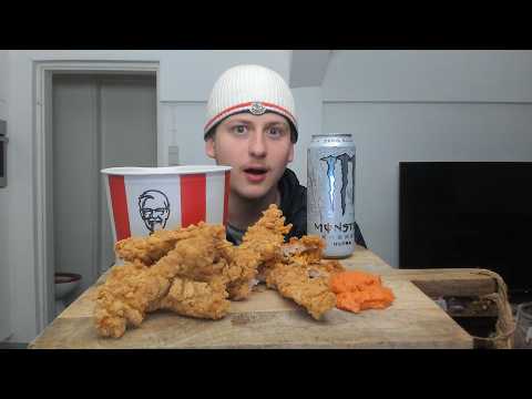 ASMR Eating Kentucky Fried Chicken ( KFC )