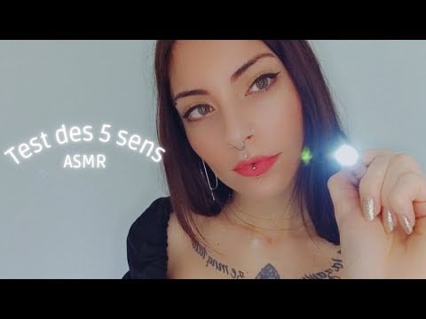 👩‍⚕️ASMR FRANÇAIS | ROLEPLAY MEDECIN | TEST DES 5 SENS 👩‍⚕️