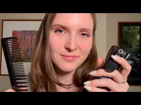 ASMR Scalp Massage to Melt Your Stress (hair brushing/scratching)