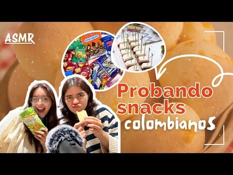 ASMR en Español | Probando dulces colombianos 🇨🇴 (Soft spoken)