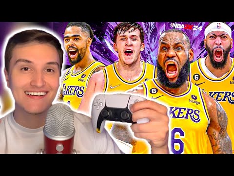 ASMR | My First NBA2K24 Rebuild 🏀💤 (LA Lakers)