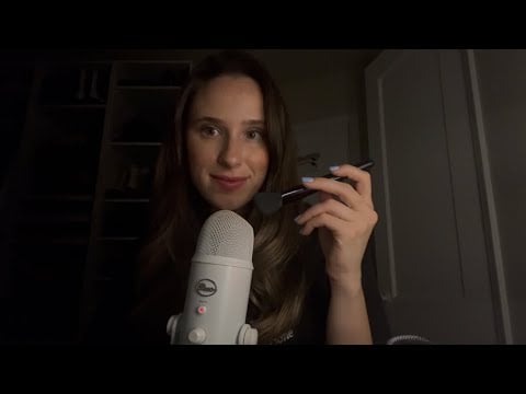 ASMR Brushing The Mic Until You Fall Asleep 😴 (personal attention + spoolie sounds)