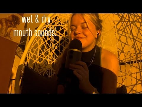 asmr | fast mouth sounds (wet & dry)!!