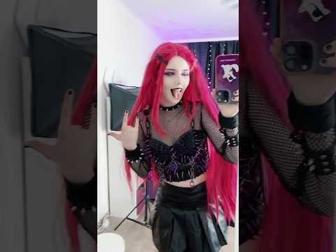 Dark HUNTR/X 💕 Mira Cosplay🖤​⁠ #kpopdemonhunters #huntrix #mirakpopdemonhunters #cosplay