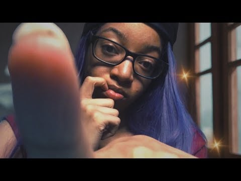 actual low quality asmr (face touching, tapping & scratching)