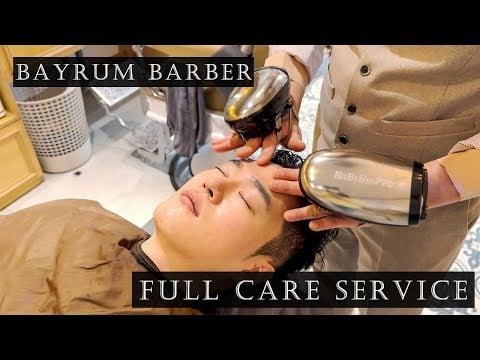 ASMR 풀 케어 바버 서비스 | 베이럼 바버샵 | Korean full care barber service