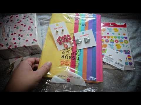 A Little ASMR Haul W/ Crinkle Sounds 