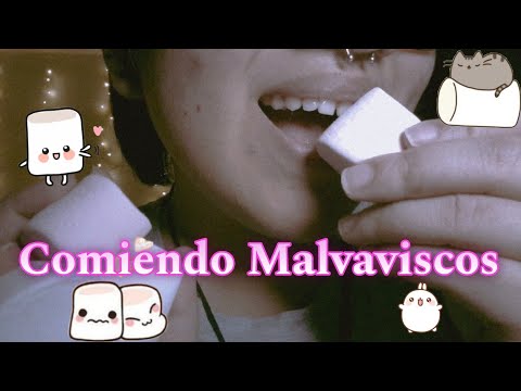 ASMR | COMIENDO MALVAVISCOS (Eating Marshmallow)