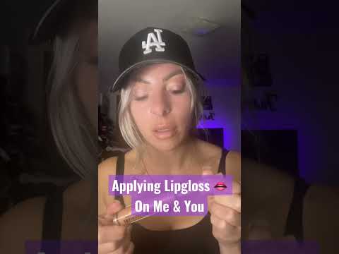 ASMR Applying Lipgloss 👄 On Me And You