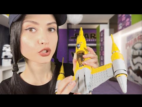 АСМР ЛЕГО Обзор на Истребитель Набу🌟 Звёздные Войны (75092) ASMR LEGO Review😊 Star Wars