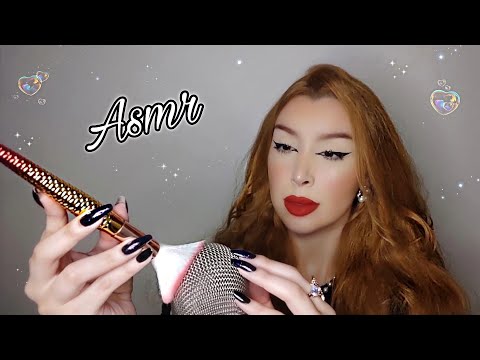 ASMR SONS DE BOCA/MÃO/PINCEL NA TELA 💤 Relaxe 💤