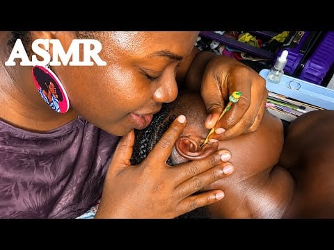 ASMR✨Satisfying Bamboo Stick Deep Ear Cleaning 