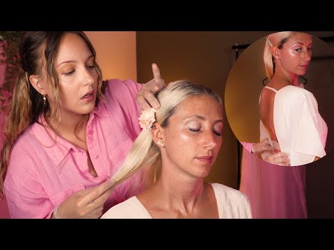 ASMR Perfectionist Bridal Studio | Hair Styling, Make-up, Clothing Adjustments & Finishing Touches