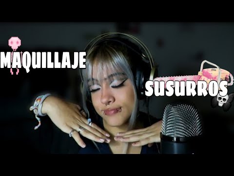 ASMR haciendo mi MAQUILLAJE+ SUSURROS🇦🇷