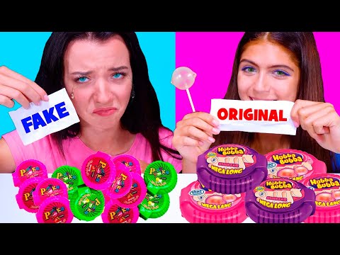 ASMR REAL FOOD VS FAKE FOOD CHALLENGE  EATING SOUNDS LILIBU | Best Compilation