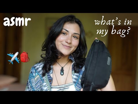 ASMR | What’s In My Bag? (Traveler Edition) | Fast Triggers