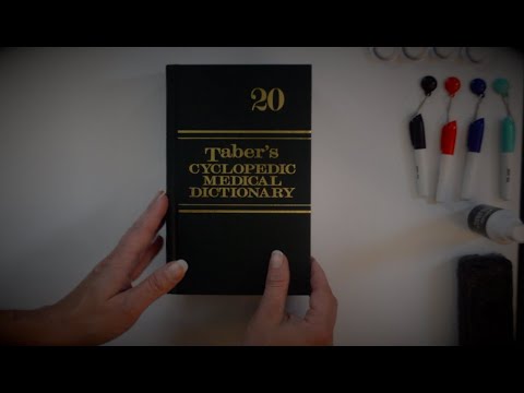 Asmr - Writing Medical Terms on a Dry Erase Board - Softly Spoken - Part 1