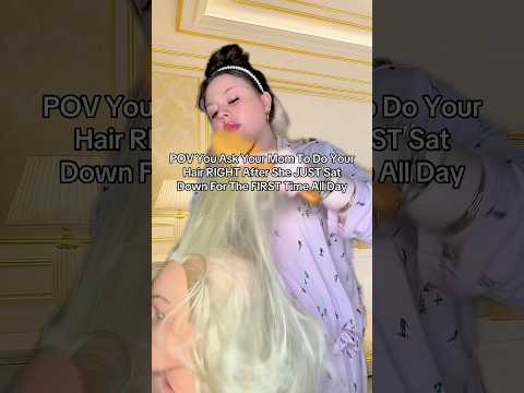 Like My Bad #asmr #mom #pov #funny #hair