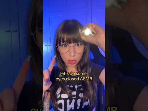 EYES CLOSED #asmr #shorts #shortsviral #shortsfeed #shortsvideo