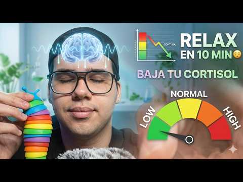 ASMR para reducir tu cortisol en 10 minutos 😳🧠