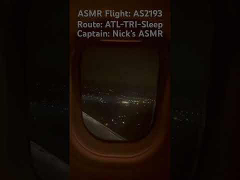 ASMR Fastest Flight to Sleep Roleplay #shorts #asmr