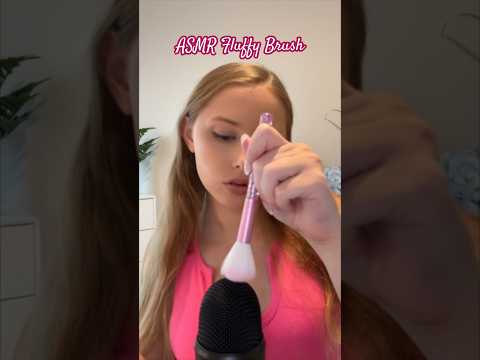 ASMR Fluffy Brush ☁️ #asmrvideos #asmrsound #shorts #tinglesasmr #asmr
