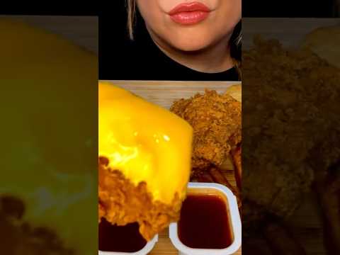 Popeyes Fried Chicken #food #asmr #popeyes #chicken