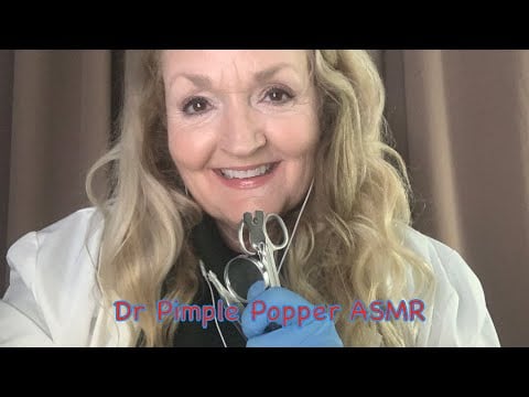 ASMR Dr. Pimple Popper Role Play \ Face Touching \ Personal Attention