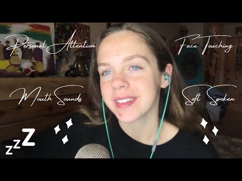 Gracie K ASMR Face Touching Compilation | Personal Attention, Mouth Sounds, Hand Movements