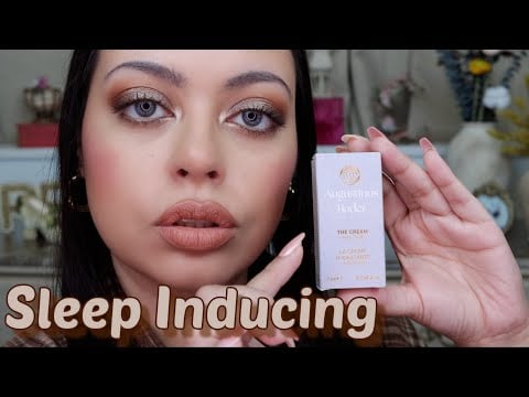 ASMR| SLEEP INDUCING Beauty Label Reading (Delicate Whispers, Lid Sounds, Tapping, Tracing) 4k