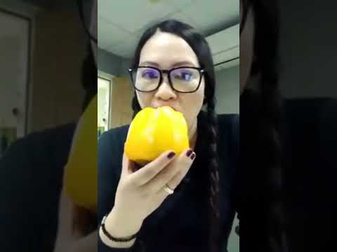 BELL PEPPER MUKBANG#exoticfoods  #food #amazing #america