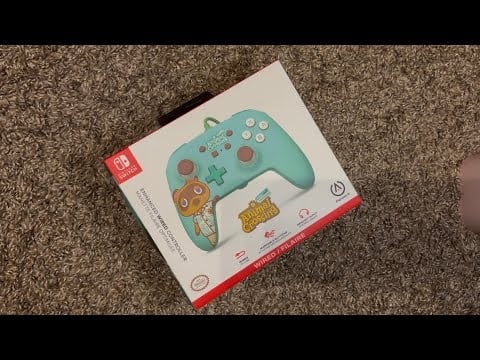 ASMR Unboxing An Animal Crossing Switch Controller