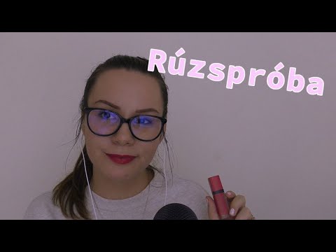 [Magyar ASMR] Rúzspróba és szájhangok