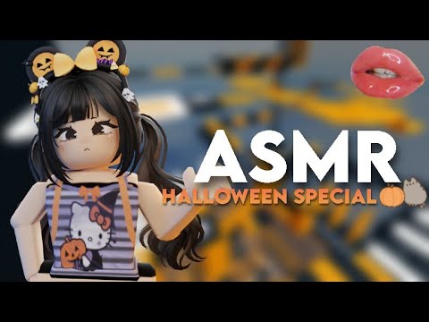 ROBLOX ASMR★ Breathy SPOOKY Trigger WORDS + MOUTH sounds 🧡🖤🦇