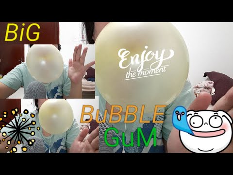 ASMR BIG BIG BUBBLE GUM BALLOON