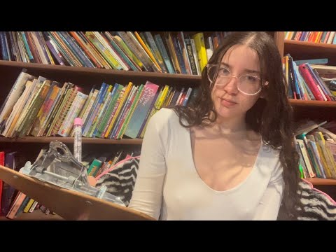 Asmr ~ Librarian Roleplay (Tracing, Writing Sounds, Whispering, Tapping & Scratching)