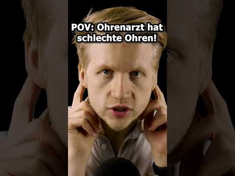 ASMR - POV: Ohrenarzt hat schlechte Ohren! #asmr #shorts #roleplay #deutscheasmr