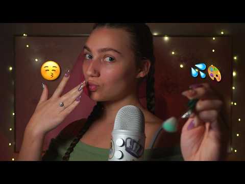 This ASMR will CURE your insomnia 🤤💚 (20 minutes of mouth sounds + hand movements)