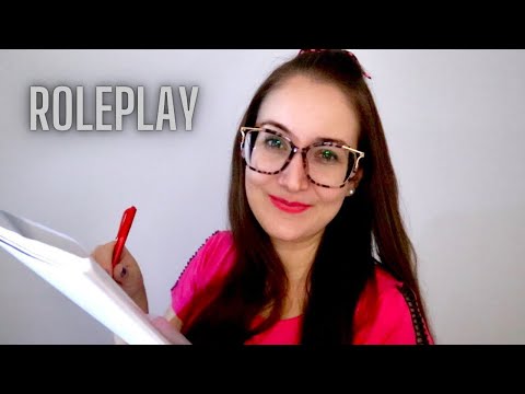 ASMR ROLEPLAY: PROFESSORA BOAZINHA [ATÉ DEMAIS] APLICANDO PROVA PARA A TURMA 👩🏼‍🏫